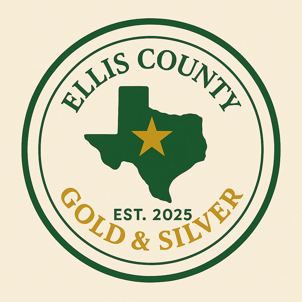 Ellis County Gold & Silver Logo in Waxahachie, TX